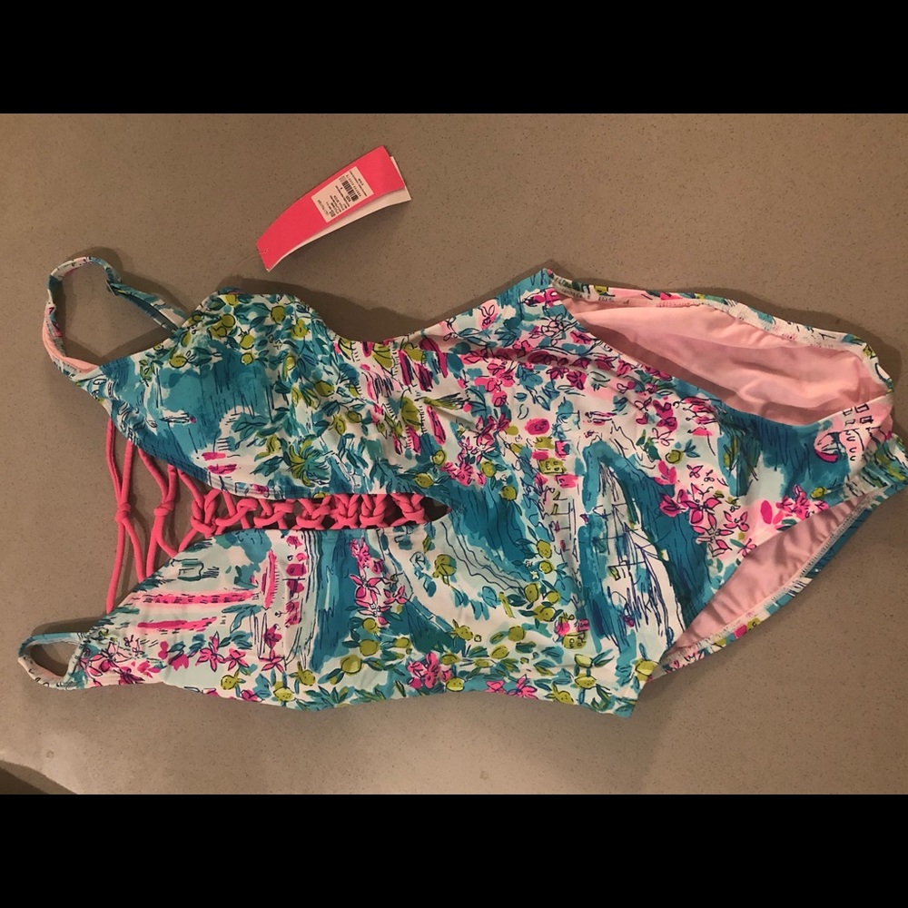 NWT Lilly Pulitzer Swim One Piece Lattice